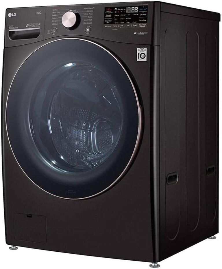 LG WM4000HBA 4.5 Cu. Ft. Capacity Smart Washer with TurboWash – Black ...