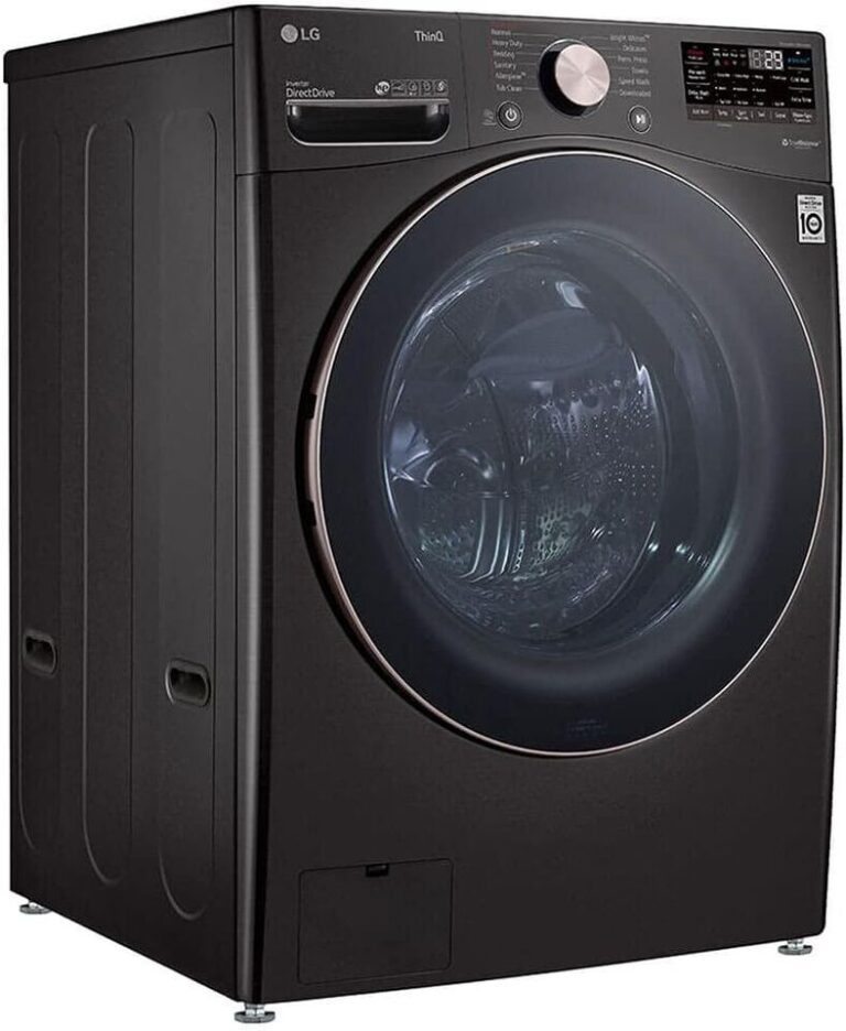 LG WM4000HBA 4.5 Cu. Ft. Capacity Smart Washer with TurboWash – Black ...