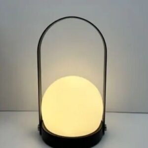 Carrie Portable LED Lamp for Menu By Norm Architects Recharchable Black