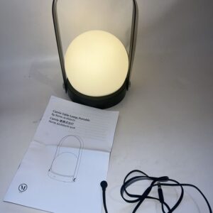 Carrie Portable LED Lamp for Menu By Norm Architects Recharchable Black