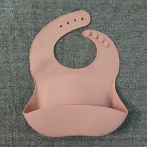 Soft Waterproof Silicone Baby Bib with Food Catcher, Baby Silicone Bib