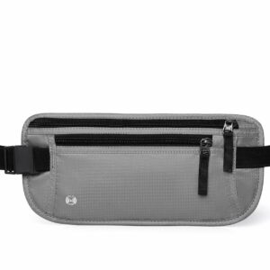 Passport Document Bag Personal Invisible Waterproof Mobile Phone Rfid Waist Bag