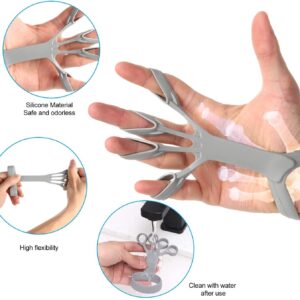 Silicone Grip Device Finger Exercise Stretcher Arthritis Hand Grip Trainer Strengthen Rehabilitation Training To Relieve Pain