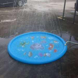 Durable Children's Water Spray Pool Mat Splash Sprinkle Play Pad Mat